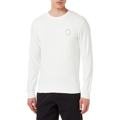 JACK & JONES Jjthiba sweat crew neck tröja för män, Cloud Dancer, L JACK & JONES Jjthiba sweat crew neck tröja för män, Cloud Dancer, L