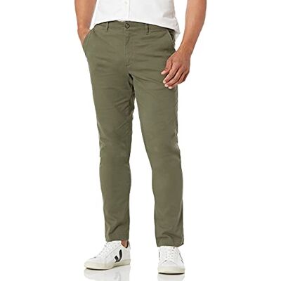 Amazon Essentials herr Skinny-Fit Casual Stretch Chino-byxa, oliv, 33 B x 29 L Amazon Essentials herr Skinny-Fit Casual Stretch Chino-byxa, oliv, 33 B x 29 L