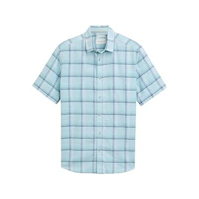 TOM TAILOR herrskjorta, 37335 Pastel turkos kontroll, L TOM TAILOR herrskjorta, 37335 Pastel turkos kontroll, L