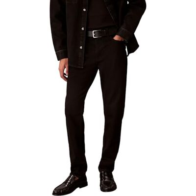Calvin mäns Slim Taper Ck Classic Black Jean LV04RF740G jeans, svart, 31W/34L Calvin mäns Slim Taper Ck Classic Black Jean LV04RF740G jeans, svart, 31W/34L