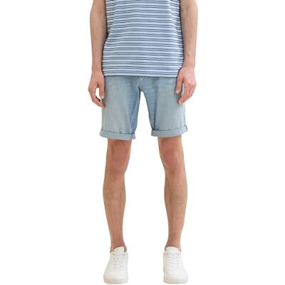 TOM TAILOR Bermudajeans shorts för män, 10142 – Light Stone Blue Denim, 30 TOM TAILOR Bermudajeans shorts för män, 10142 – Light Stone Blue Denim, 30