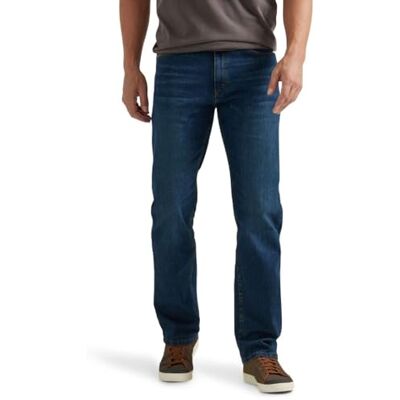 Wrangler Authentics Wrangler mäns jeans, avslappnad passform, raka ben, Rhodes, 36W / 29L Wrangler Authentics Wrangler mäns jeans, avslappnad passform, raka ben, Rhodes, 36W / 29L