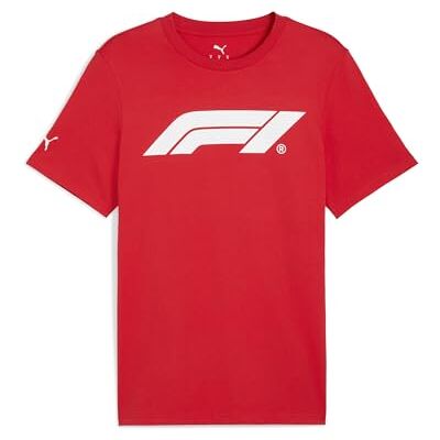 PUMA F1 ESS Logo Tee 180 g, Pop Röd, L, Pop röd, L PUMA F1 ESS Logo Tee 180 g, Pop Röd, L, Pop röd, L