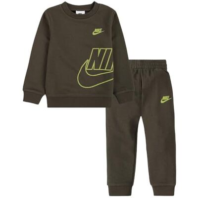 NIKE -FULLSTÄNDIG TRÖJA TRÖJA TRÖJA MED EXLASTISSERAD GIROVITET -LOGO, MILTARE GRÖN, 4-5 anni NIKE -FULLSTÄNDIG TRÖJA TRÖJA TRÖJA MED EXLASTISSERAD GIROVITET -LOGO, MILTARE GRÖN, 4-5 anni