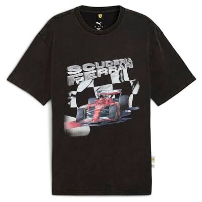 PUMA Ferrari sportkläder grafisk t-shirt II svart PUMA Ferrari sportkläder grafisk t-shirt II svart