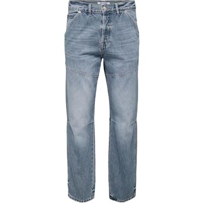 Only & Sons Onsedge Epic Mb Tint 2358 Tai DNM, Mellanblå denim, 33W / 34L Only & Sons Onsedge Epic Mb Tint 2358 Tai DNM, Mellanblå denim, 33W / 34L