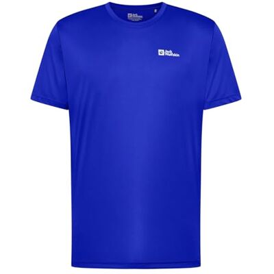 Jack Wolfskin Tech T M T-shirt herr, Vibrerande blå, XL Jack Wolfskin Tech T M T-shirt herr, Vibrerande blå, XL