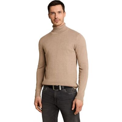 TOM TAILOR herrtröja, 31089 – Hazel Brown Melange, L TOM TAILOR herrtröja, 31089 – Hazel Brown Melange, L