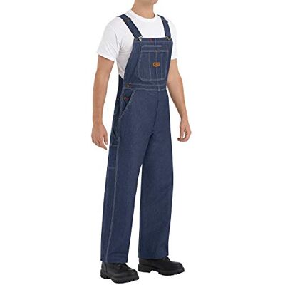 Red Kap Röd Kap herr denim haklapp overall Red Kap Röd Kap herr denim haklapp overall