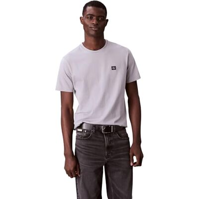 Calvin kortärmad herrmärke klassisk bomullströja t-shirt, grå (formell grå), XXL Calvin kortärmad herrmärke klassisk bomullströja t-shirt, grå (formell grå), XXL