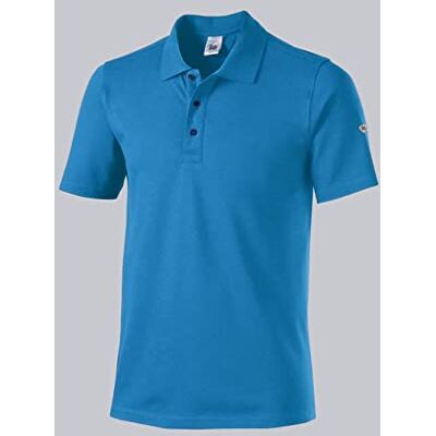 BP 1712-230-0116-2XL unisex poloshirt, 1/2 ärmar, polokrage med knapplås, 70 cm, 195,00 g/m² bomull med stretch, azurblå, 2XL BP 1712-230-0116-2XL unisex poloshirt, 1/2 ärmar, polokrage med knapplås, 70 cm, 195,00 g/m² bomull med stretch, azurblå, 2XL
