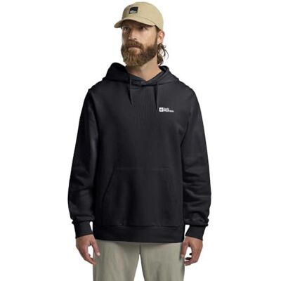 Jack Wolfskin Essential Hoodie M, mörk marinblå, M Jack Wolfskin Essential Hoodie M, mörk marinblå, M