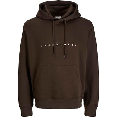 JACK & JONES Huvtröja för män JJESTAR JJ Sweat Hood – avslappnad passform, delicioso, XS JACK & JONES Huvtröja för män JJESTAR JJ Sweat Hood – avslappnad passform, delicioso, XS