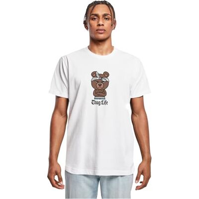 Tee herr-t-shirt, 100% bomull, vit, XS, Vit, XS Tee herr-t-shirt, 100% bomull, vit, XS, Vit, XS