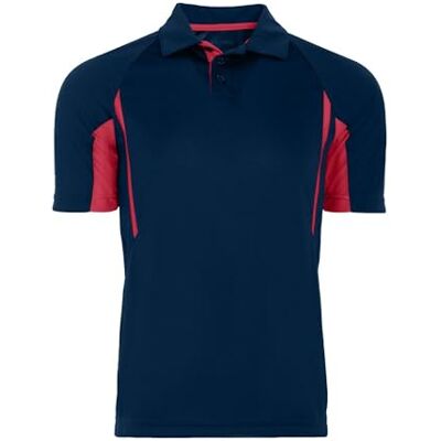 Holloway Sportswear Holloway Herrsportkläder Avenger kortärmad pikétröja, Marinblå Röd, XXL Holloway Sportswear Holloway Herrsportkläder Avenger kortärmad pikétröja, Marinblå Röd, XXL