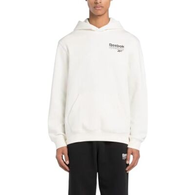 Reebok RI varumärke stolt huvtröja, Krita, XS Reebok RI varumärke stolt huvtröja, Krita, XS
