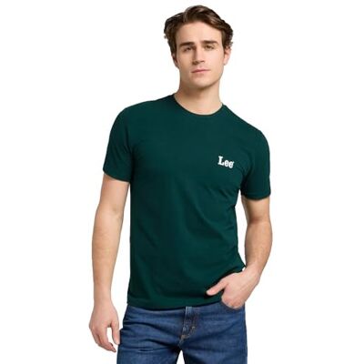 Lee SS SMALL Logo Tee, Jade Forest, XL Lee SS SMALL Logo Tee, Jade Forest, XL