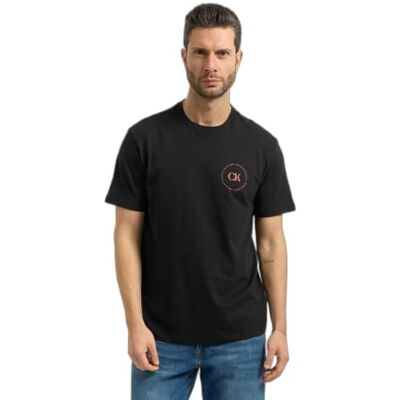 Calvin herr 30S EU grossist jeans grafik LV04RF801G grafiska t-shirts, svart, XXS Calvin herr 30S EU grossist jeans grafik LV04RF801G grafiska t-shirts, svart, XXS