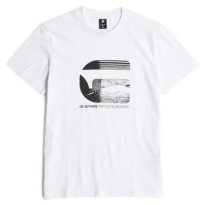 G-STAR RAW Amsterdam r t, Vit (vit D25673-c336-110), XS G-STAR RAW Amsterdam r t, Vit (vit D25673-c336-110), XS