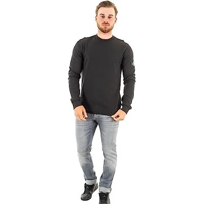 Calvin herr L/S stickade toppar, Svart (k svart), XS Calvin herr L/S stickade toppar, Svart (k svart), XS