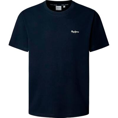 Pepe Jeans herr kontrast Connor t-shirt, blå (Dulwich Blue), S, Blå (Dulwich blå), S Pepe Jeans herr kontrast Connor t-shirt, blå (Dulwich Blue), S, Blå (Dulwich blå), S
