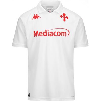 Kappa Kombat 2025 ACF Fiorentina-tröja för män i återvunnet tekniskt tyg med polokrage, överföringsdetaljer och hydro-way-teknik, vanlig passform Kappa Kombat 2025 ACF Fiorentina-tröja för män i återvunnet tekniskt tyg med polokrage, överföringsdetaljer och hydro-way-teknik, vanlig passform