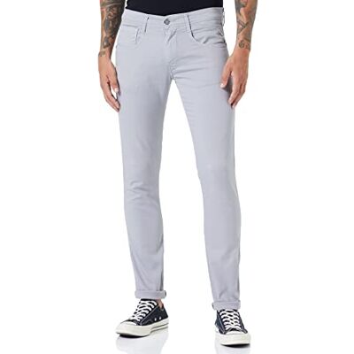 Replay Anbass X-lite jeans för män, 768 Stengrå, 28W x 34L Replay Anbass X-lite jeans för män, 768 Stengrå, 28W x 34L