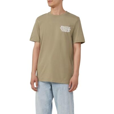 s.Oliver Bomulls-t-shirt med rund hals och konstverk, Ljus olivgrön, L s.Oliver Bomulls-t-shirt med rund hals och konstverk, Ljus olivgrön, L