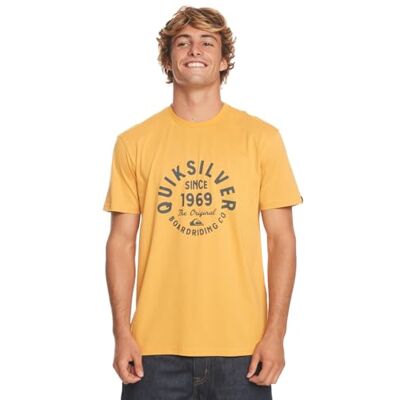 Quiksilver Basic T-shirt herr gul XS Quiksilver Basic T-shirt herr gul XS
