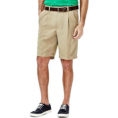 Haggar Casual shorts för män, Brittisk kaki, 44 SE Haggar Casual shorts för män, Brittisk kaki, 44 SE