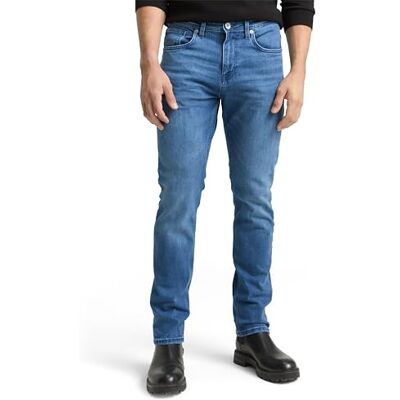 TOM TAILOR Herr Josh Regular Slim Jeans 1035650, 10119 Used Mid Stone Blue Denim, 32W / 34L TOM TAILOR Herr Josh Regular Slim Jeans 1035650, 10119 Used Mid Stone Blue Denim, 32W / 34L