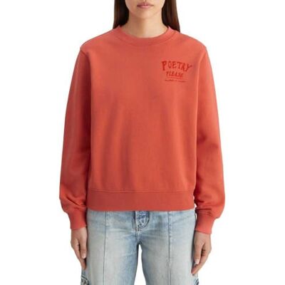 Scotch & Soda Regular Fit för kvinnor med front och baksida konstverk sweatshirt, Negroni 7329, M Scotch & Soda Regular Fit för kvinnor med front och baksida konstverk sweatshirt, Negroni 7329, M