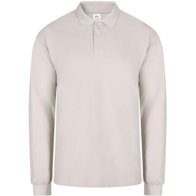 Mukua ; Långärmad unisex pikétröja; färg molngrå, storlek 3XL, Grå – grå, 3XL Mukua ; Långärmad unisex pikétröja; färg molngrå, storlek 3XL, Grå – grå, 3XL
