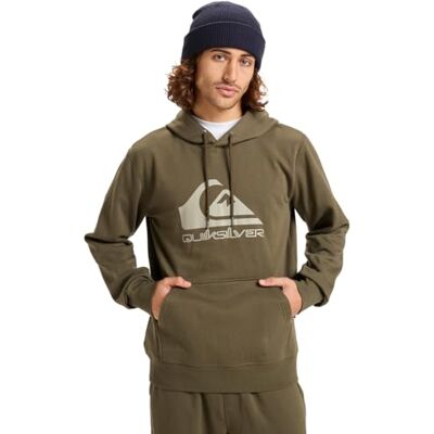 Quiksilver COMP logo huvtröja herr tröja brun XS Quiksilver COMP logo huvtröja herr tröja brun XS