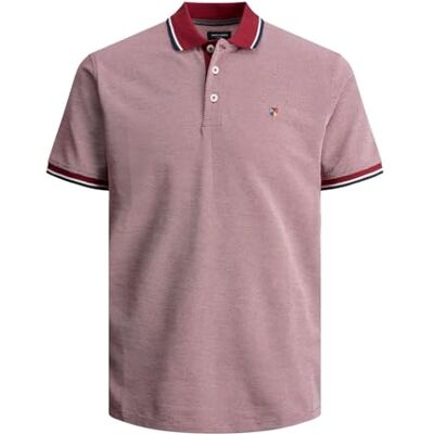 JACK & JONES Pikétröja, Herr, Röd JACK & JONES Pikétröja, Herr, Röd