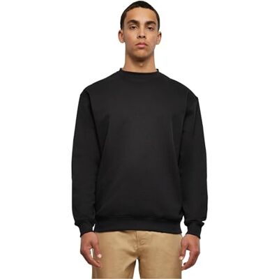 Urban Classics herr crewneck sweatshirt tröja, svart (svart 0007), XX-Large Urban Classics herr crewneck sweatshirt tröja, svart (svart 0007), XX-Large
