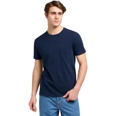Lee Ultimate Pocket Tee, Rivet Navy, L Lee Ultimate Pocket Tee, Rivet Navy, L