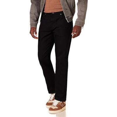 Amazon Essentials Men's Jeans smal passform, Svart, 36W / 32L Amazon Essentials Men's Jeans smal passform, Svart, 36W / 32L