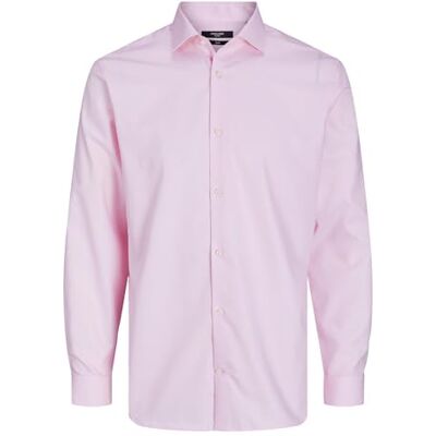 JACK & JONES Skjorta för män, slim fit, skjorta, Rosa nektar, XS JACK & JONES Skjorta för män, slim fit, skjorta, Rosa nektar, XS