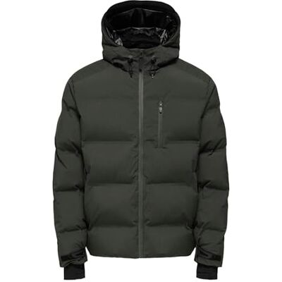 Only & Sons Puffer Onsmathis tampong Otw, mörkgrå melerad, x_l Män, Mörkgrå, XL Only & Sons Puffer Onsmathis tampong Otw, mörkgrå melerad, x_l Män, Mörkgrå, XL