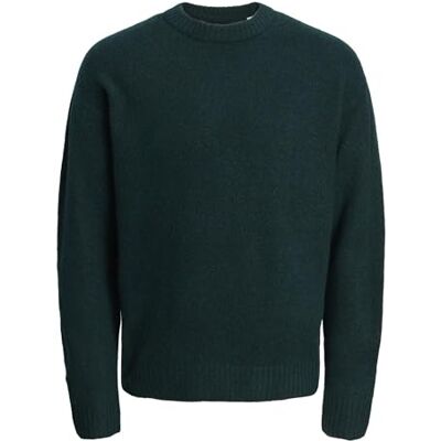 JACK & JONES Bestseller A/S Herr Jorollie Knit Crew Neck Sn stickad tröja, Magisk skog, XL JACK & JONES Bestseller A/S Herr Jorollie Knit Crew Neck Sn stickad tröja, Magisk skog, XL