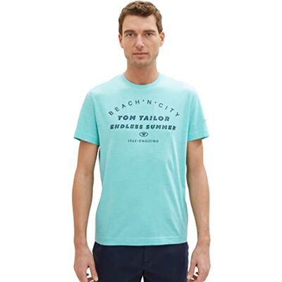 TOM TAILOR Herr 1036418 t-shirt, 32036-Aqua Streaky Melange, XXL, 32036 – Aqua Streaky Melange, XXL TOM TAILOR Herr 1036418 t-shirt, 32036-Aqua Streaky Melange, XXL, 32036 – Aqua Streaky Melange, XXL