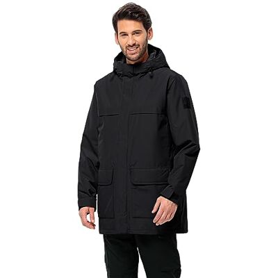 Jack Wolfskin Winterlager Parka jacka, svart, L herr Jack Wolfskin Winterlager Parka jacka, svart, L herr