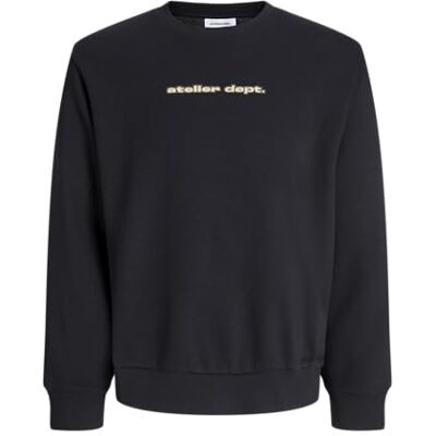 JACK & JONES Jjrody Sweat Crew Neck, svart, L JACK & JONES Jjrody Sweat Crew Neck, svart, L