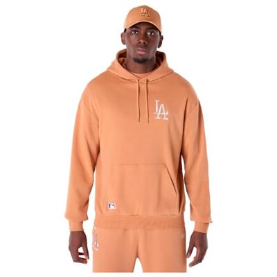 LA LOS ANGELES DODGERS New Era MLB LE överdimensionerad huvtröja mörk beige LA LOS ANGELES DODGERS New Era MLB LE överdimensionerad huvtröja mörk beige