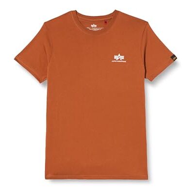Alpha Industries Basic T Small Logo T-Shirt För Män Hazel Brown Alpha Industries Basic T Small Logo T-Shirt För Män Hazel Brown