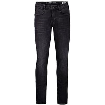 Garcia Denim jeans för män, Mörk använd, 28 Garcia Denim jeans för män, Mörk använd, 28