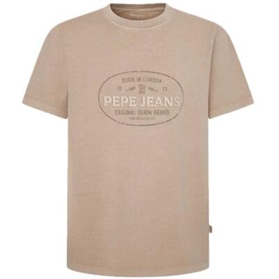 Pepe Jeans herr Ander, t-shirt, brun, XS, Brun (betong beige), XS Pepe Jeans herr Ander, t-shirt, brun, XS, Brun (betong beige), XS