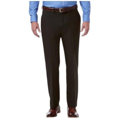 Haggar Herr Premium Comfort Dress Pant Reg. och stora och höga storlekar, Mörk choklad, 40W x 34L Haggar Herr Premium Comfort Dress Pant Reg. och stora och höga storlekar, Mörk choklad, 40W x 34L