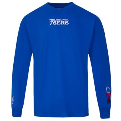Pro Standard herr NBA klassisk chenille bomull kortärmad t-shirt kungsblå, Kungsblå, XL Pro Standard herr NBA klassisk chenille bomull kortärmad t-shirt kungsblå, Kungsblå, XL
